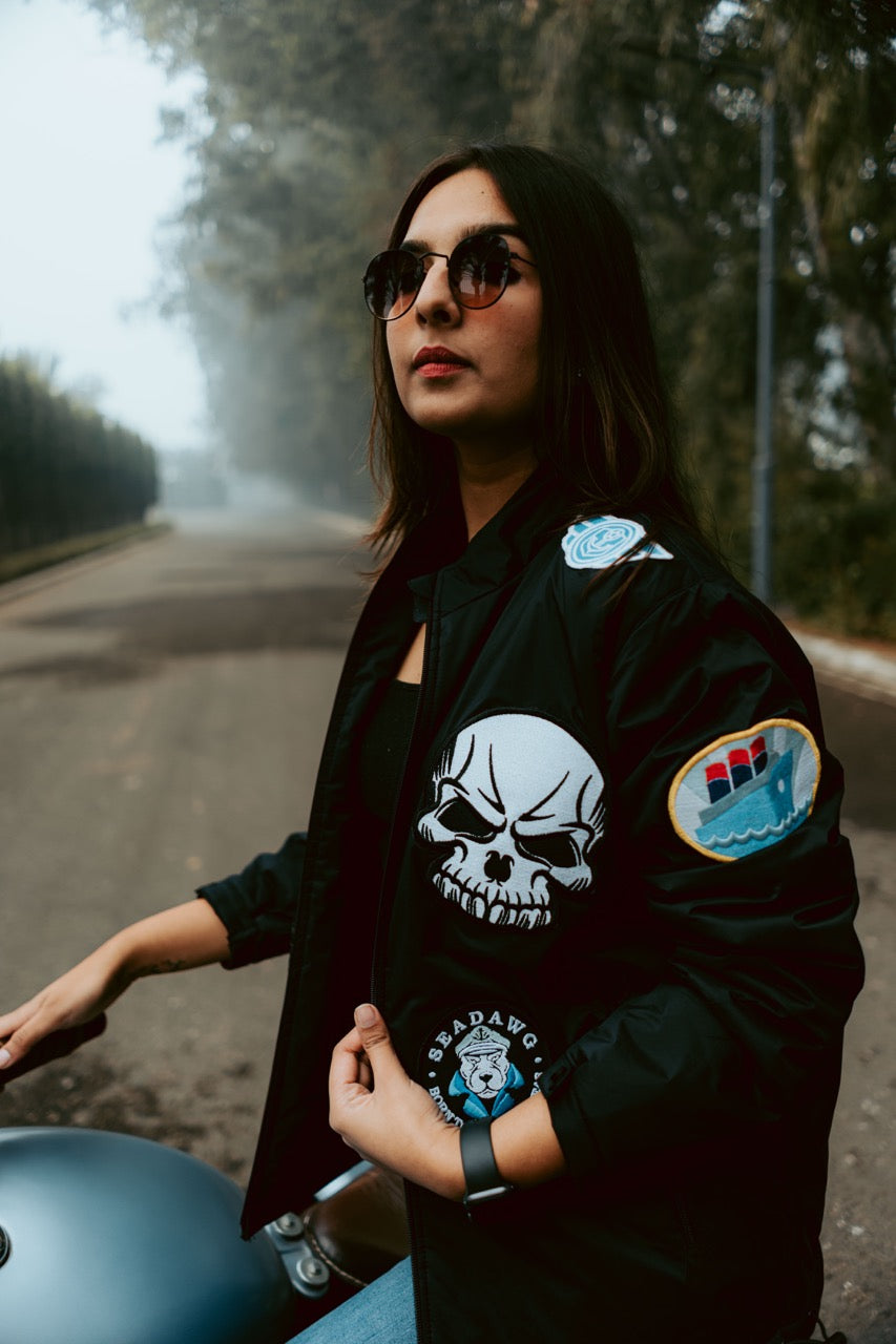 Bomber Jacket | Unisex | Black - SeaDawg